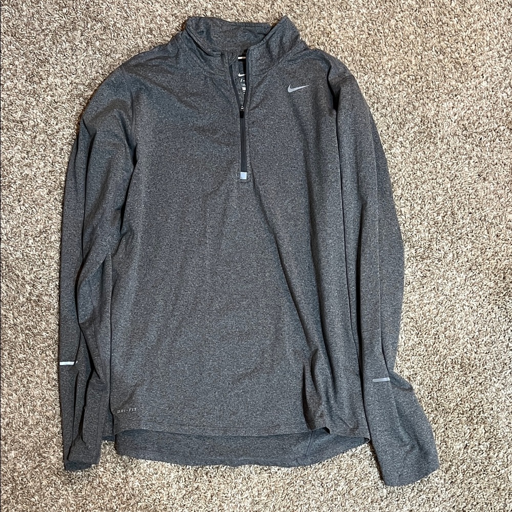 Nike Men's Dark Gray quarter zip